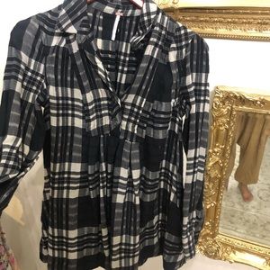 Free people plaid tunic
